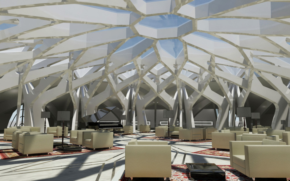 Illustration du projet : Drop of Gold 6* hotel & spa réalisé par Guillot Architectes
