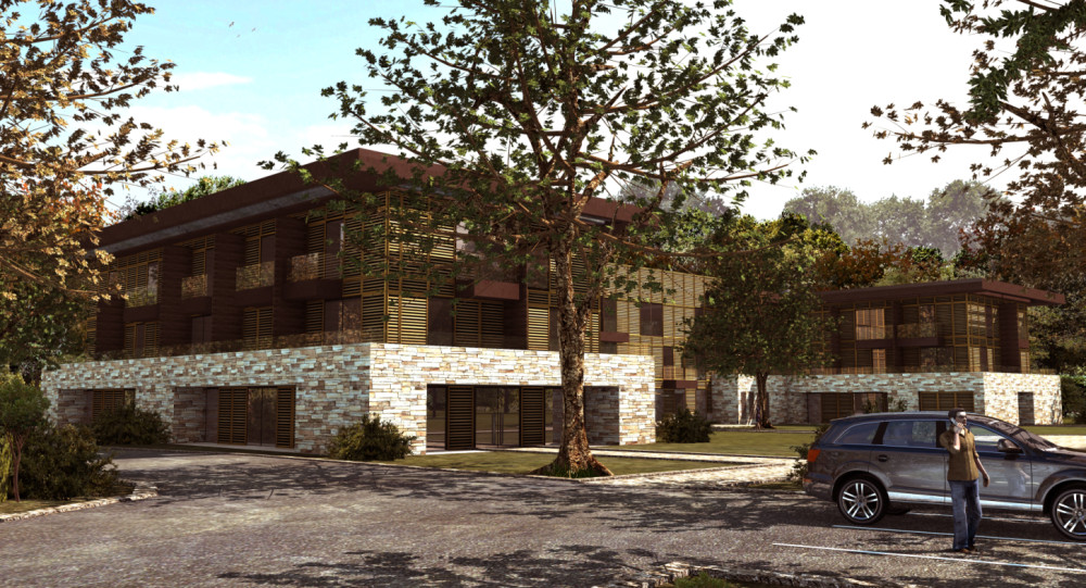 Illustration du projet : Résidence hôtelière 3* - Plateau de Saclay réalisé par Guillot Architectes