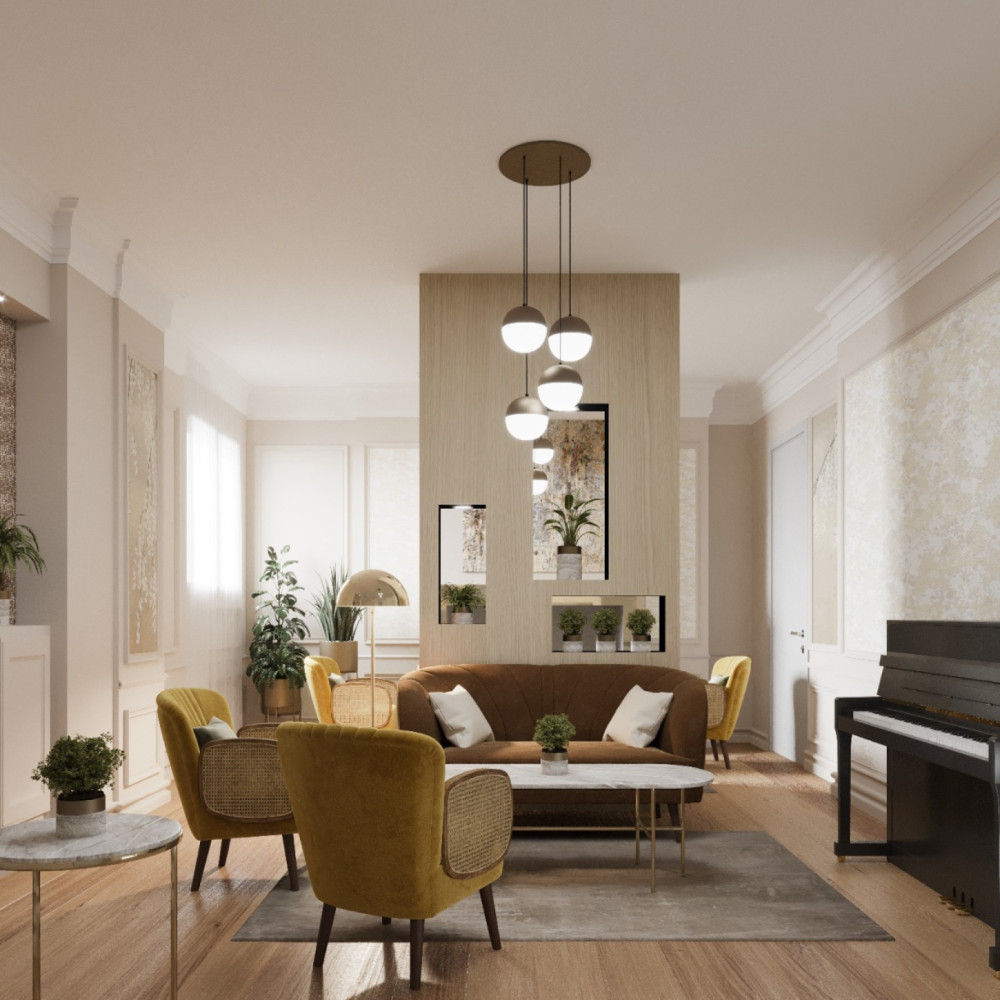 Illustration du projet : Hôtel Princesse Caroline 3* réalisé par Guillot Architectes