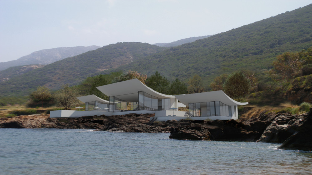 Illustration du projet : villa corse réalisé par Cadre Architecteurs